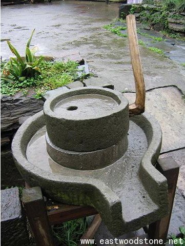 antiqued millstone