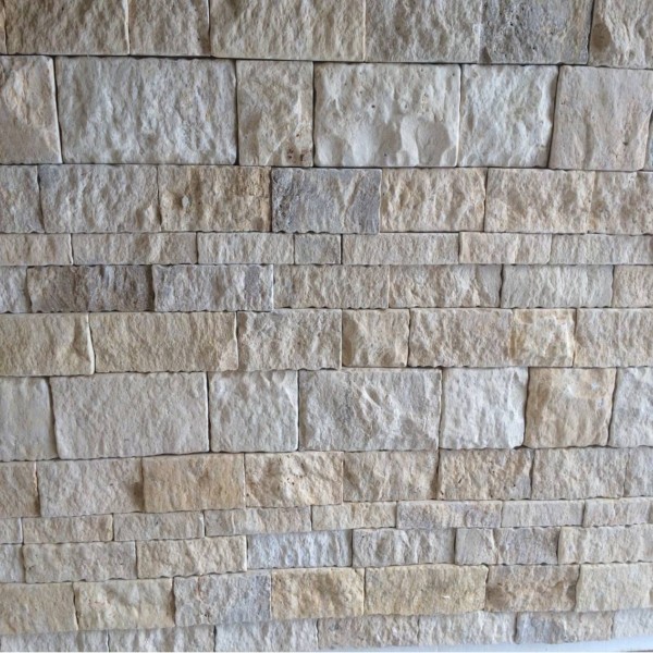 Cream beige limestone wall stone